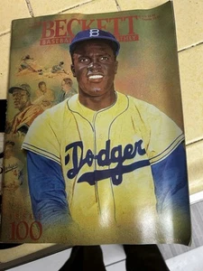 Beckett Baseball Card Magazine Issue #100 July 1993 Jackie Robinson - Picture 1 of 3