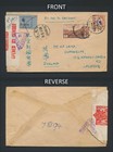 1941 CHINA COVER TO GB MISSIONARY CNAC AIRMAIL VIA BURMA ANTI-BANDIT H/S CENSORS