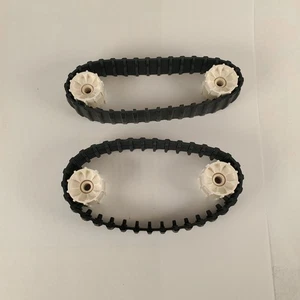 LEGO Tanque Negro Goma 34 Pisadas 71372 Pista con 4 Ruedas de Piñón 32007 - Imagen 1 de 5