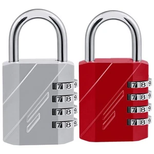 Combination Lock, 4 Digit Combination Padlock Outdoor Waterproof Padlock for ... - Picture 1 of 8