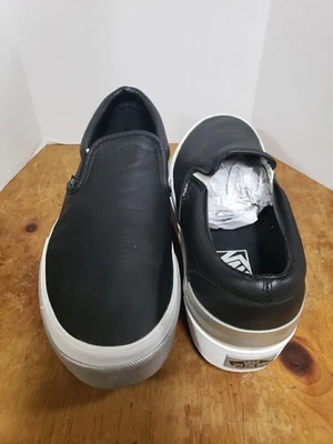 Zapatillas deportivas clásicas sin cordones Vans plataforma apiladas negras para hombre 9,5 para mujer 11 Foto 1 de 4