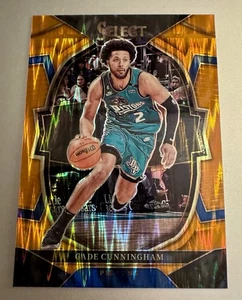 2022-23 Panini Select Prizm Orange Flash Cade Cunningham Concourse Prizm #18 🔥 - Imagen 1 de 2