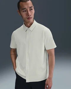 Nike 24.7 PerfectStretch Men's Dri-FIT Short-Sleeve Button-Down Top L - Picture 1 of 5
