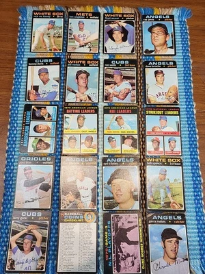 1971 Topps Baseball Card Lot Of 20 Rookies, HOF Stars LOW GRADE-VERY GOOD - Изображение 1 из 3