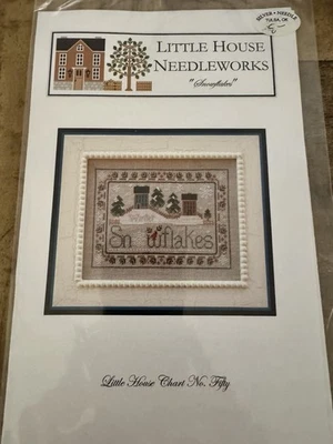 Little House Needleworks Snowflakes Cross Stitch Pattern - Image 1 of 2