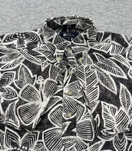 Reyn Spooner Hawaiian Shirt Men's XS Popover Floral Classic Travel Vacation - Picture 1 of 6