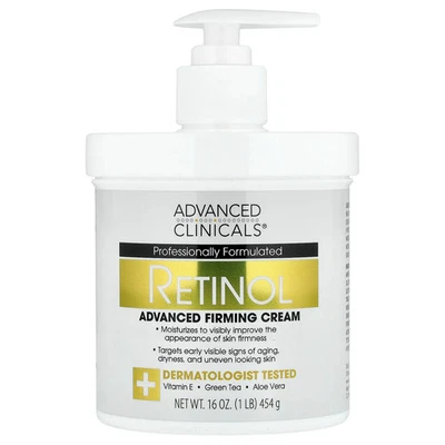 Retinol, crema reafirmante avanzada, 16 oz (454 g) Foto 1 de 3