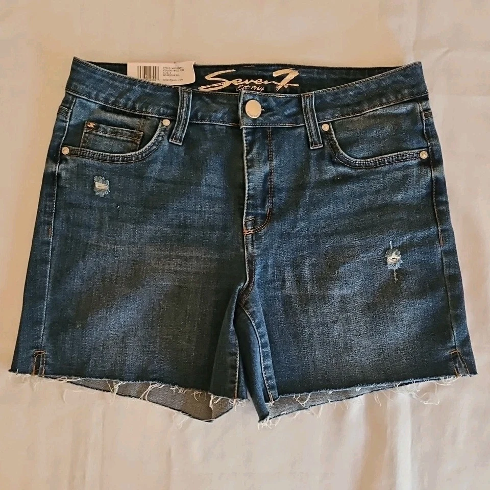 SEVEN7 LADIES WEEKEND SHORT WILDFIRE SIZE 6