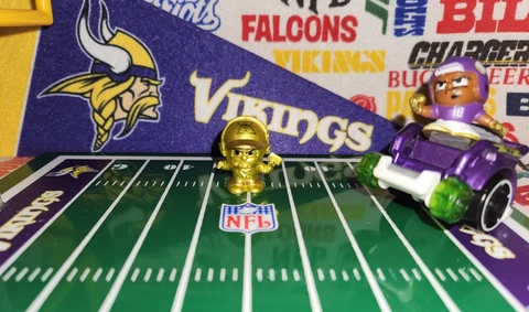 2021 NFL Series 10 Teenymates Gold Head Coach Collector Tin exclusive figure Cover