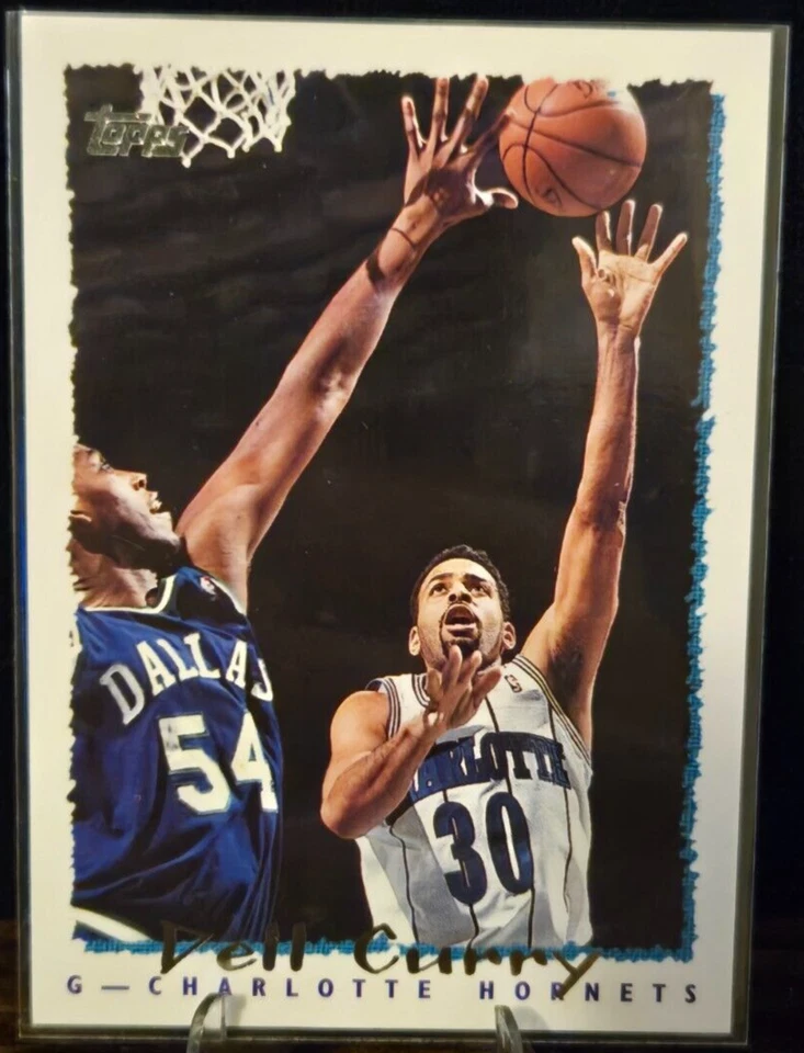 Tarjeta Topps - 1994 - Dell Curry - #164 Charlotte Hornets Foto 1 de 2