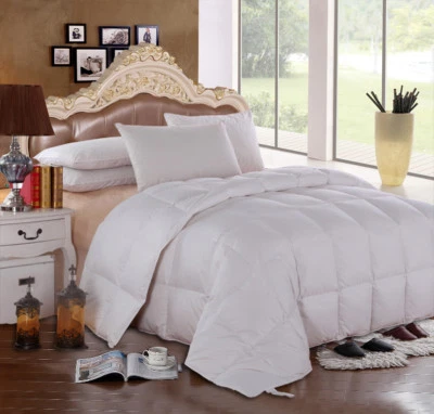 ROYAL HOTEL BEDDINGD Oversized Goose Down Comforter All Season Cotton 300 Thread Count Duvet Insert