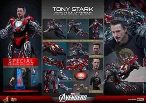 New Stock Hot Toys MMS718B Tony Stark (Mark 7 Suit Up Version) Special Edition - Picture 1 of 4