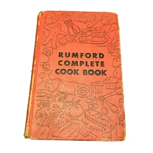 1950 RUMFORD COMPLETE COOK BOOK Vintage Rumford Baking Powder HC - Picture 1 of 5
