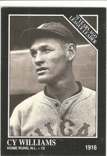 CY WILLIAMS CONLON COLLECTION BASEBALL CARD #154