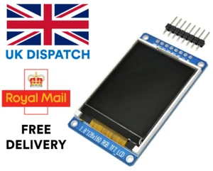 TFT Display 1.8" Inch LCD SPI-Serial ST7735S Screen (128 x 160) - Picture 1 of 4