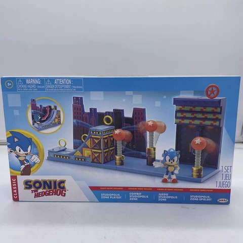 Sonic the Hedgehog 30th Anniversary Studiopolis Zone Playset with 2.5" Figure Cover
