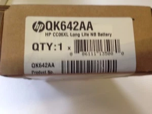 Original HP CC06XL Long Life Notebook Battery - Lithium Ion 10.8V QK642AA - Photo 1/1