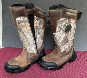 Magellan Boots Outdoors YOUTH Size 6D Snake Shield Armor Hunting Realtree - Picture 1 of 17