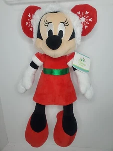 Disney 22" Minnie Mouse Christmas Holiday Plush Toy NWT - Picture 1 of 5