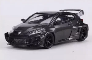 Modellino ET scala 1/64 Toyota Yaris Pandem nero pressofuso auto modellino giocattolo regalo  - Foto 1 di 6