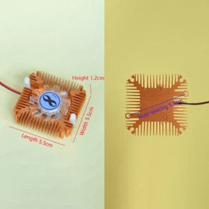 Graphics Card Fan Computer 12V Ultra-quiet Fan Radiator _t - Photo 1/14
