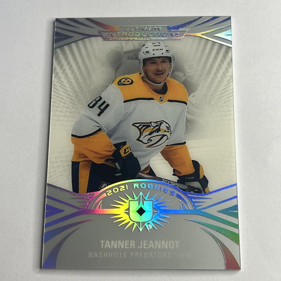 2021-22 Ultimate Collection Introduction Tanner Jeannot Rookie Card #ui-75 - Image 1 of 2