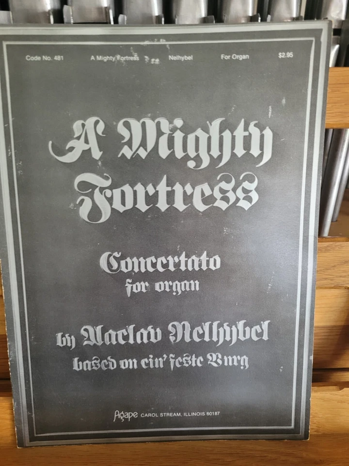 Vaclav Nelhybel: Concertato on A Mighty Fortress; órgano (Ágape) Foto 1 de 1