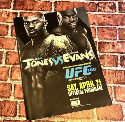 UFC 145 PROGRAM | JON JONES vs. RASHAD EVANS | April 21, 2012, ATLANTA - Image 1 of 4