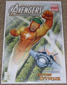 MARVEL CUSTOM EDITION #3 AVENGERS ASSEMBLE CAPTAIN CITRUS COMIC - Picture 1 of 1