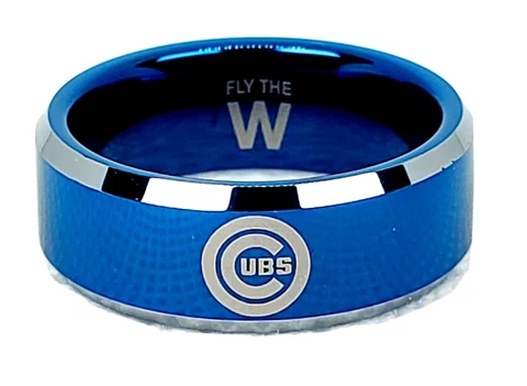 Chicago Cubs Ring Cubss Wedding Band MLB Ring Size 8.75 - Mint Condition Cover