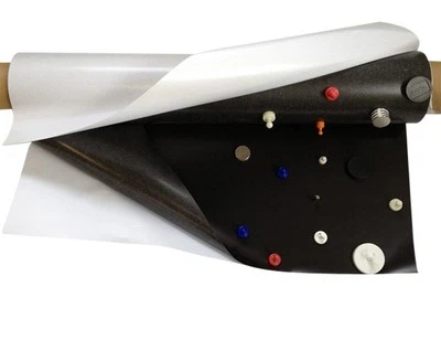 Eisenfolie Ferrofolie selbstklebend roh braun 0,4mm x 50cm x 100cm