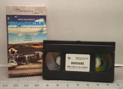 HOOSIERS VHS VCR Tape 1986 Family Entertainment Basketball Indiana Gene Hackman - Image 1 of 4