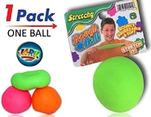 JA-RU Stretchy Balls Stressabbau Soft Bounce Stressball, 1er Pack Farbe variiert - Bild 1 von 6