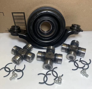 3 UNIVERSAL JOINTS & CENTER SUPPORT BEARING FITS 2003-2006 SUBARU BAJA - Picture 1 of 3