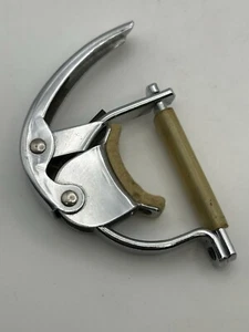 Vintage USA 1970s Hamilton Metal Lever Style Squeeze Action Guitar Capo - Picture 1 of 5