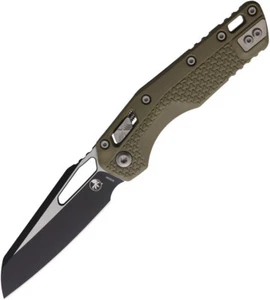Microtech MSI Ram-Lok 3.9" M390MK Two-Tone OD Green Tri-Grip Folding Knife - Picture 1 of 5