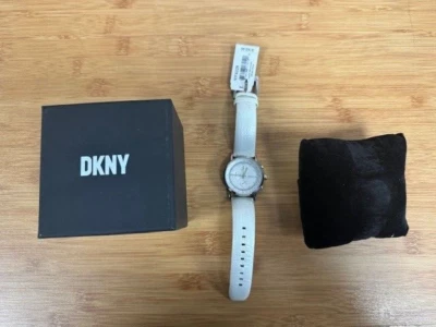 NEW-WOMEN'S DKNY MOP QUARTZ CHRONOGRAPH WATCH, #NY4329, WHITE  $130.00 - Image 1 of 4