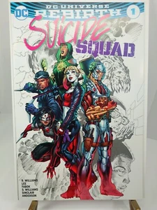 Suicide Squad #1 DC Universe Rebirth Jim Lee Convention Varient Cover NM 2016 - Picture 1 of 2
