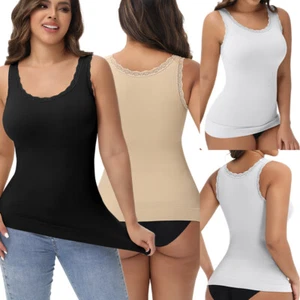 Women Compression Body Shaper Vest Tummy Control Waist Trainer Shapewear Slimmer - Picture 1 of 23