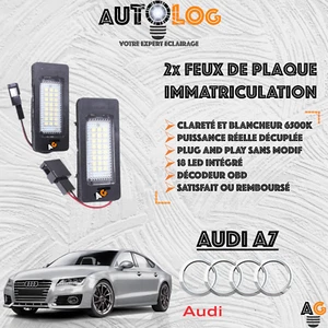 ✳️ 2x LED Kennzeichenbeleuchtung AUDI A7 ✳️ Anti-Fehler OBD ✳️ - Bild 1 von 4