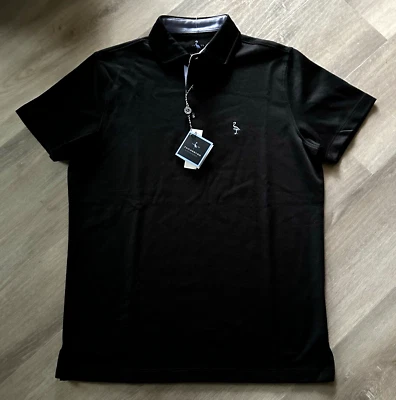 TailorByrd новый с Ярлыками Мужская маленький черный гольф производительность рубашка-поло M24100P новый с Ярлыками - Изображение 1 из 4
