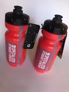 Team Specialized-Rocket Expresso Red Hook Crit Purist 22oz Water Bottles-Pair - Picture 1 of 14