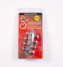 Genuine Grover Sta-Tite Mandolin 4+4 Chrome Set of 8