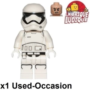 Lego Figurine Minifig Star Wars First Order Stormtrooper Rounded sw0667 USED tf - Imagen 1 de 1