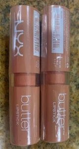 NYX BUTTER LIPPENSTIFT BLS13 SUGAR WATER VERSIEGELT 2 STÜCK - Bild 1 von 3