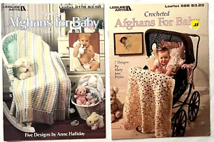 Crocheted Afghans for Baby Crochet Patterns Books 1 & 4 - Picture 1 of 6