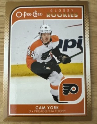 2021-22 Upper Deck Series 1 - O-Pee-Chee Glossy Rookies Gold #R-3 Cam York (RC) - Image 1 of 2