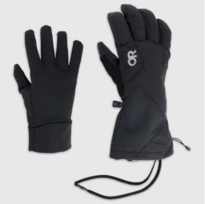 Outdoor Research Adrenaline 3-in-1 Snow/Ski Gloves Women's Black or green - Image 1 of 4