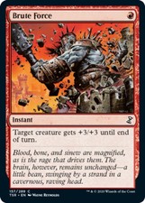 1x Brute Force - Foil NM, English MTG Time Spiral Remastered