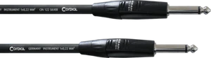CABLE guitare / instrument JACK JACK REAN SILVER NOIR 6m CORDIAL CII 6 PP - Picture 1 of 2